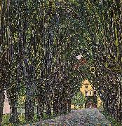 Gustav Klimt Avenue in Schloss Kammer Park USA oil painting artist